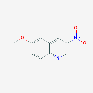 molecular formula C10H8N2O3 B174524 6-Methoxy-3-nitroquinoline CAS No. 159454-73-6