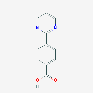molecular formula C11H8N2O2 B174531 4-(Pyrimidin-2-yl)benzoic acid CAS No. 199678-12-1
