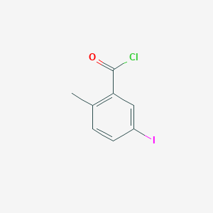 molecular formula C8H6ClIO B174534 5-Iodo-2-methylbenzoyl chloride CAS No. 108440-70-6
