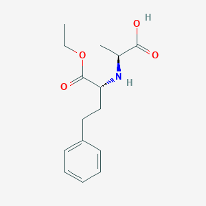 (2S)-2-[[(2R)-1-ethoxy-1-oxo-4-phenylbutan-2-yl]azaniumyl]propanoate