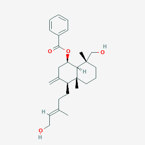 molecular formula C27H38O4 B174570 Scoparinol CAS No. 130838-00-5