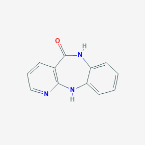 molecular formula C12H9N3O B174581 6,11-Dihydro-5H-pyrido[2,3-b][1,5]benzodiazepin-5-one CAS No. 10189-78-3