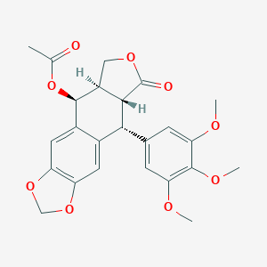 molecular formula C24H24O9 B174584 Acetylepipodophyllotoxin CAS No. 1180-35-4