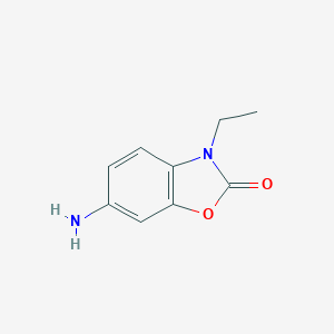molecular formula C9H10N2O2 B174594 6-氨基-3-乙基-1,3-苯并噁唑-2(3H)-酮 CAS No. 184159-08-8