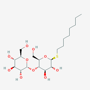 molecular formula C20H38O10S B174600 Octyl thiomaltoside CAS No. 148616-91-5