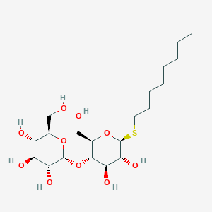 molecular formula C20H38O10S B174600 Octyl b-D-thiomaltopyranoside CAS No. 148616-91-5