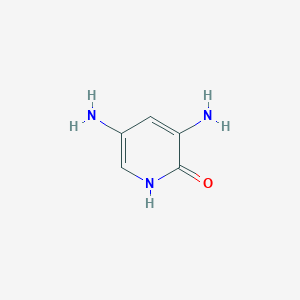 molecular formula C5H7N3O B174602 3,5-Diamino-2-hydroxypyridine CAS No. 198469-92-0