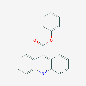 molecular formula C20H13NO2 B017463 Phenyl acridine-9-carboxylate CAS No. 109392-90-7