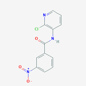 molecular formula C12H8ClN3O3 B174641 N-(2-chloropyridin-3-yl)-3-nitrobenzamide CAS No. 121311-54-4
