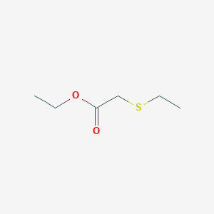 molecular formula C6H12O2S B174651 Ethyl 2-(ethylthio)acetate CAS No. 17640-29-8
