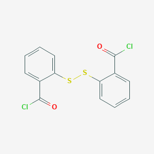 molecular formula C14H8Cl2O2S2 B017467 2,2'-Dithiodibenzoyl chloride CAS No. 19602-82-5