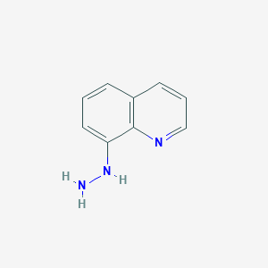 molecular formula C9H9N3 B174681 8-Hydrazinylquinoline CAS No. 14148-42-6