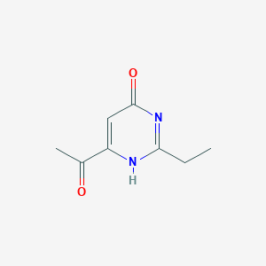 6-Acetyl-2-ethylpyrimidin-4(1H)-one