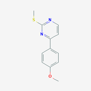 4-(4-Methoxyphenyl)-2-(methylthio)pyrimidine