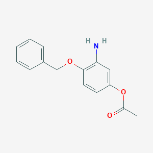3-Amino-4-benzyloxyphenyl acetate