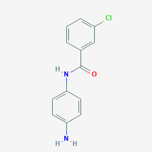B174727 N-(4-aminophenyl)-3-chlorobenzamide CAS No. 123098-38-4