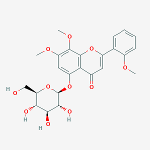 molecular formula C24H26O11 B174730 Andrographidine E CAS No. 113963-41-0