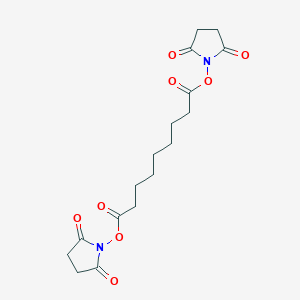 molecular formula C17H22N2O8 B174746 Nonanedioic acid 1,9-bis(2,5-dioxo-1-pyrrolidinyl) ester CAS No. 106664-96-4