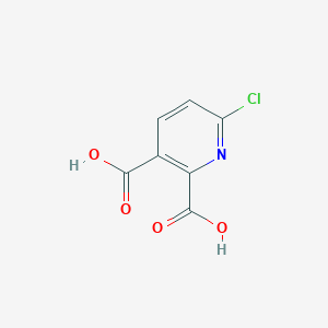 molecular formula C7H4ClNO4 B174753 6-chloropyridine-2,3-dicarboxylic Acid CAS No. 127437-44-9