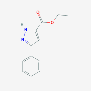molecular formula C12H16N2O2 B174779 Ethyl 3-phenyl-1H-pyrazole-5-carboxylate CAS No. 13599-12-7