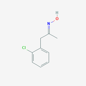 molecular formula C9H10ClNO B174788 (2-Chlorophenyl)acetone oxime CAS No. 117891-08-4