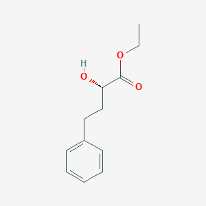 molecular formula C12H16O3 B017481 (S)-Ethyl 2-hydroxy-4-phenylbutanoate CAS No. 125639-64-7