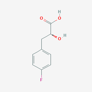 molecular formula C9H9FO3 B174822 (R)-3-(4-Fluorophenyl)-2-hydroxypropanoic acid CAS No. 124980-94-5