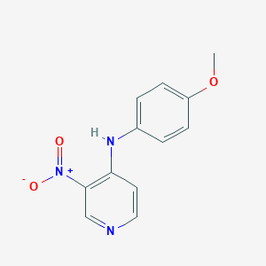 molecular formula C12H11N3O3 B174826 N-(4-methoxyphenyl)-3-nitropyridin-4-amine CAS No. 14251-87-7