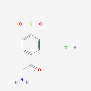 2-Amino-1-[4-(methylsulfonyl)phenyl]-1-ethanone hydrochloride