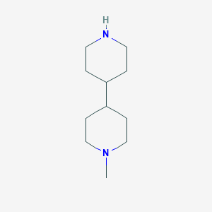 molecular formula C11H22N2 B174871 1-甲基-4,4'-双哌啶 CAS No. 122373-80-2