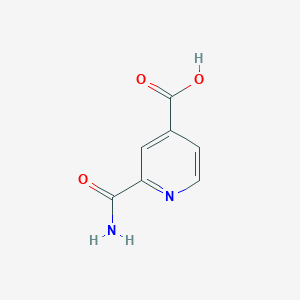 molecular formula C7H6N2O3 B174875 2-氨基甲酰基烟酸 CAS No. 160601-84-3