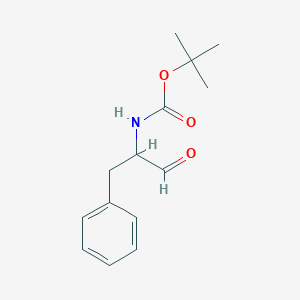 molecular formula C14H19NO3 B174876 tert-Butyl (1-oxo-3-phenylpropan-2-yl)carbamate CAS No. 103127-53-3