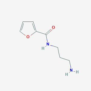 molecular formula C8H12N2O2 B174880 呋喃-2-甲酸（3-氨基-丙基）-酰胺 CAS No. 116784-81-7