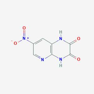 molecular formula C7H4N4O4 B174885 7-Nitro-1,4-dihydropyrido[2,3-b]pyrazine-2,3-dione CAS No. 144435-09-6
