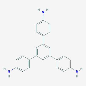 molecular formula C24H21N3 B174889 1,3,5-Tris(4-aminophenyl)benzene CAS No. 118727-34-7