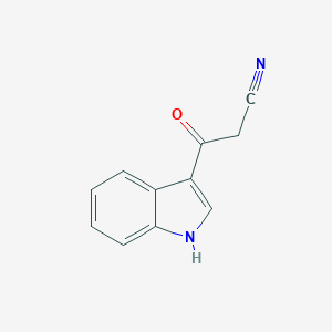molecular formula C11H8N2O B017489 3-(1H-indol-3-yl)-3-oxopropanenitrile CAS No. 20356-45-0