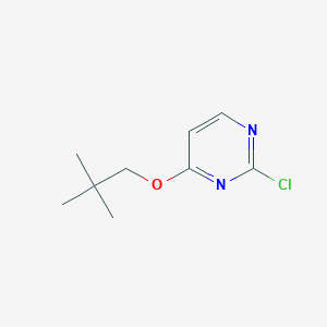 molecular formula C9H13ClN2O B174898 2-Chloro-4-(2,2-dimethylpropoxy)pyrimidine CAS No. 125189-20-0