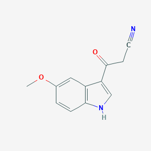 3-(5-methoxy-1H-indol-3-yl)-3-oxopropanenitrile