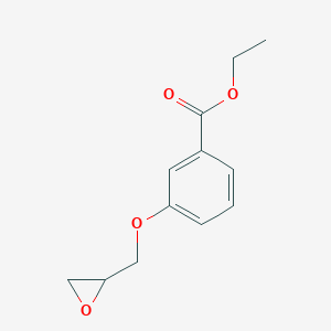 B174905 Ethyl 3-(oxiran-2-ylmethoxy)benzoate CAS No. 104354-26-9