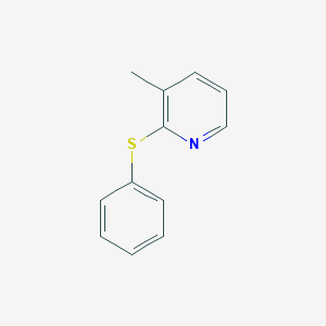 molecular formula C12H11NS B174906 2-Phenylthio-3-methylpyridine CAS No. 19520-22-0