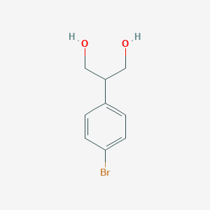 molecular formula C9H11BrO2 B174911 2-(4-溴苯基)丙烷-1,3-二醇 CAS No. 149506-34-3