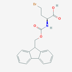 (S)-2-((((9H-Fluoren-9-yl)methoxy)carbonyl)amino)-4-bromobutanoic acid