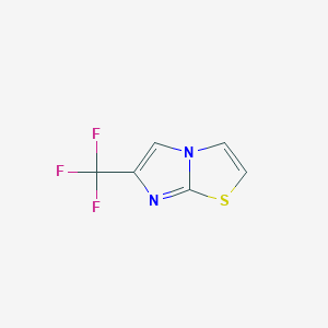 molecular formula C6H3F3N2S B174929 6-(三氟甲基)咪唑并[2,1-b]噻唑 CAS No. 109113-98-6
