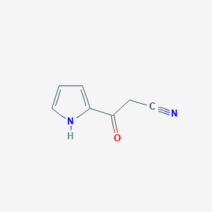 molecular formula C7H6N2O B017493 3-氧代-3-(1H-吡咯-2-基)丙腈 CAS No. 90908-89-7