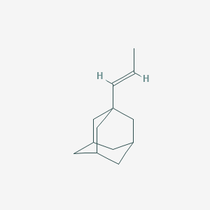 molecular formula C13H20 B174958 (E)-1-(丙-1-烯-1-基)金刚烷 CAS No. 150587-69-2