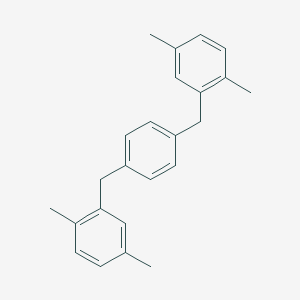 molecular formula C24H26 B174966 1,4-Bis[(2,5-dimethylphenyl)methyl]benzene CAS No. 15742-68-4
