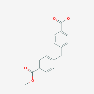 molecular formula C17H16O4 B174973 Methyl 4-[(4-methoxycarbonylphenyl)methyl]benzoate CAS No. 1092-70-2