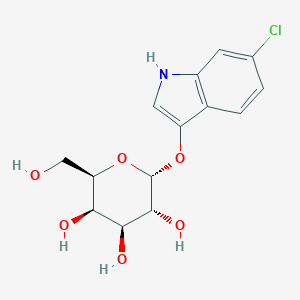 molecular formula C14H16ClNO6 B174981 6-氯-3-吲哚基 α-D-半乳吡喃苷 CAS No. 198402-61-8