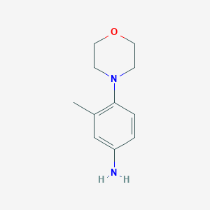 molecular formula C11H16N2O B174992 3-Methyl-4-morpholinoaniline CAS No. 112900-82-0