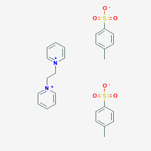 molecular formula C26H28N2O6S2 B174998 4-Methylbenzenesulfonate;1-(2-pyridin-1-ium-1-ylethyl)pyridin-1-ium CAS No. 199190-14-2